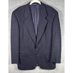 ERMENEGILDO‎ ZEGNA Louis Boston Navy Blue Sport Coat Blazer IT 50R/US 40R Wool